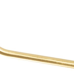 Avari Angled Grab Rail Brushed Brass 400mm