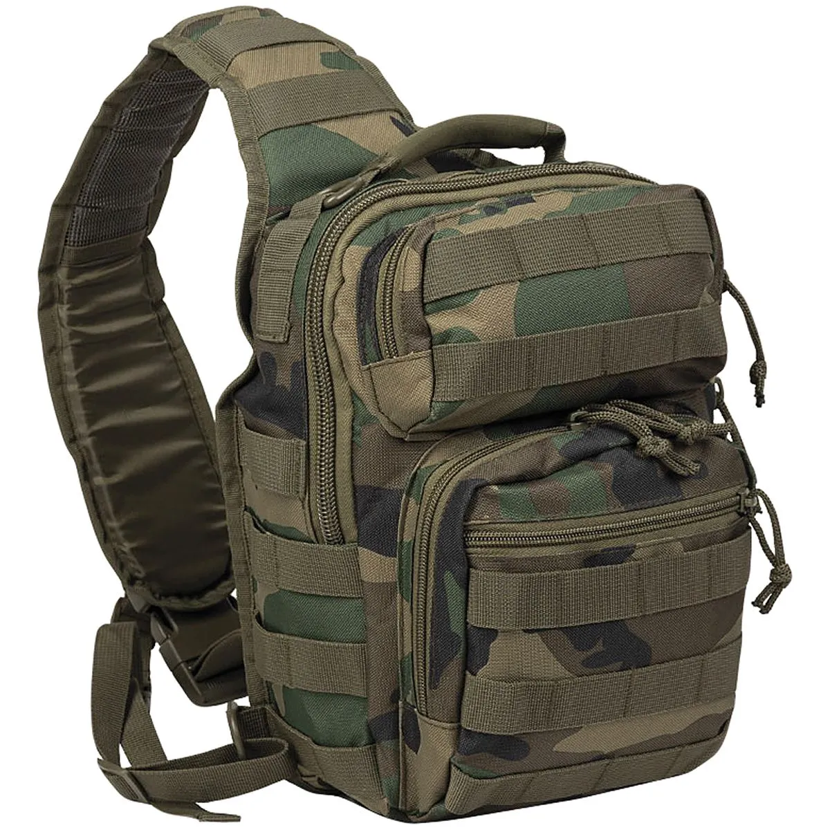 Mil-Tec One Strap Small Assault Pack Woodland