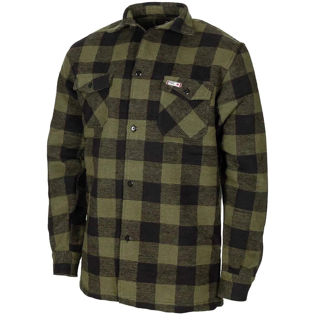 Fox Outdoor Lumberjack Shirt Green/Black Checkered