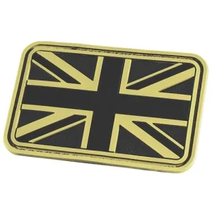 Hazard 4 3D Union Jack UK Flag Morale Patch Glow in the Dark